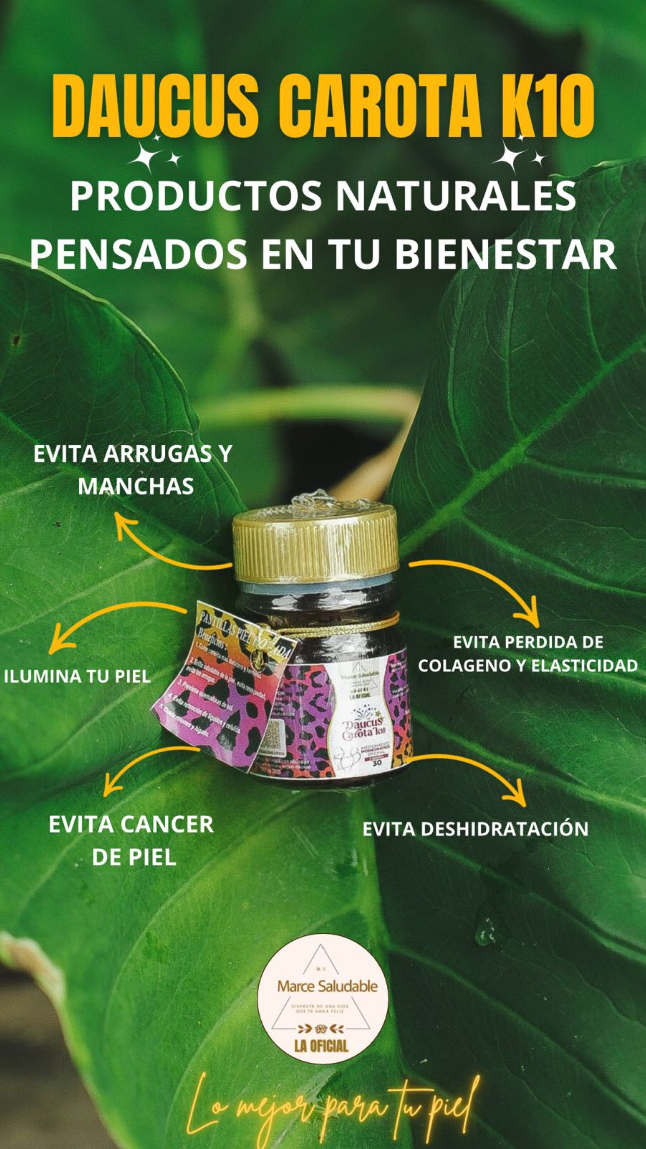 Daucus Carota K10 – limpieza desde la raíz de los granos e infecciones d ella piel luce luminosa sin excusas e hidratad@