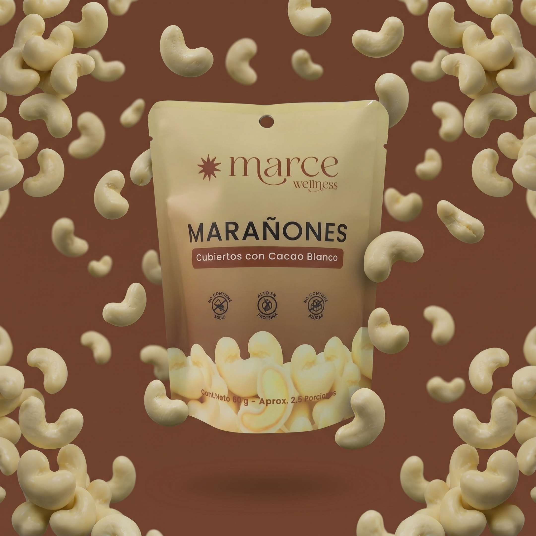 Marañones Chocolate Blanco Pack x4