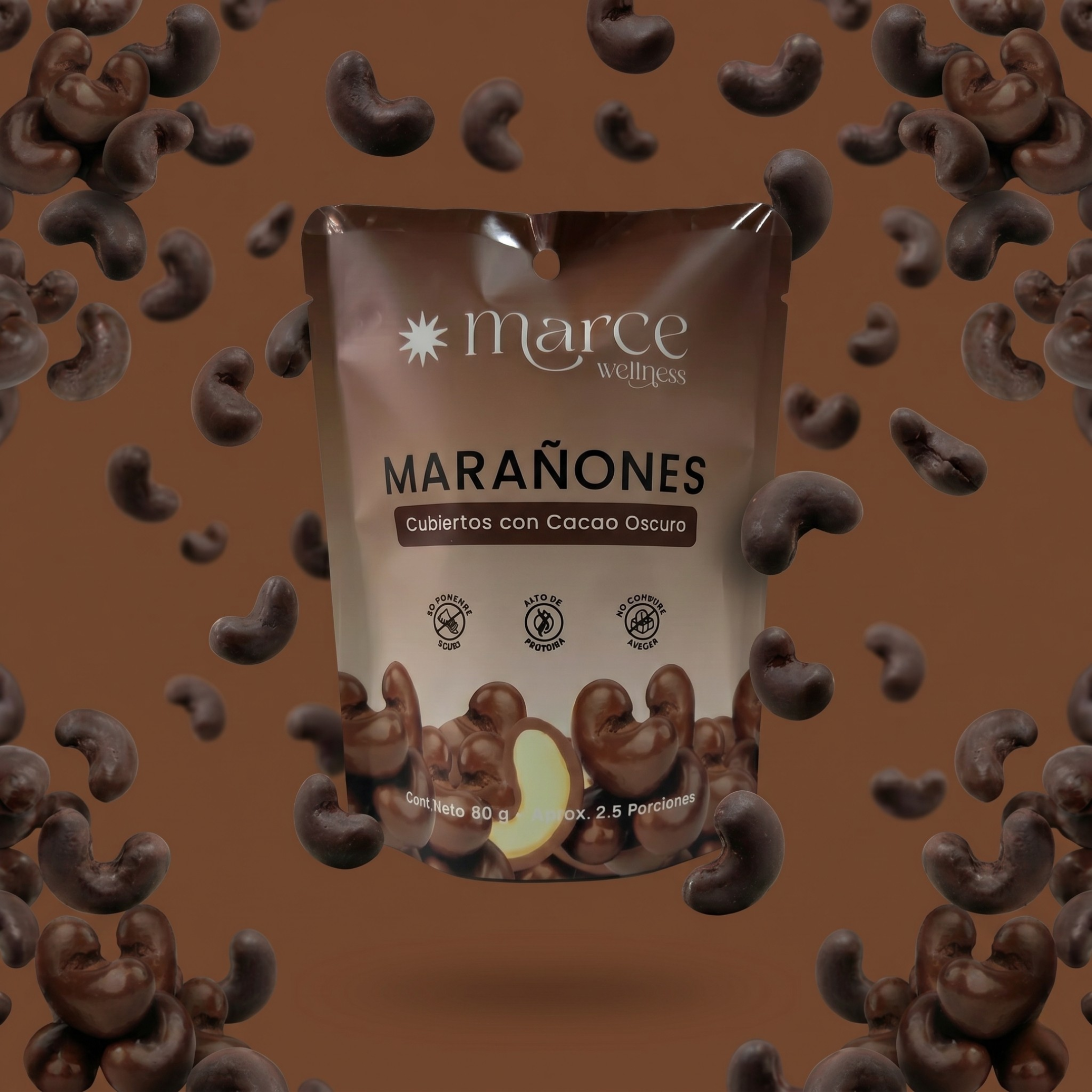 Marañones Chocolate Oscuro Pack x4
