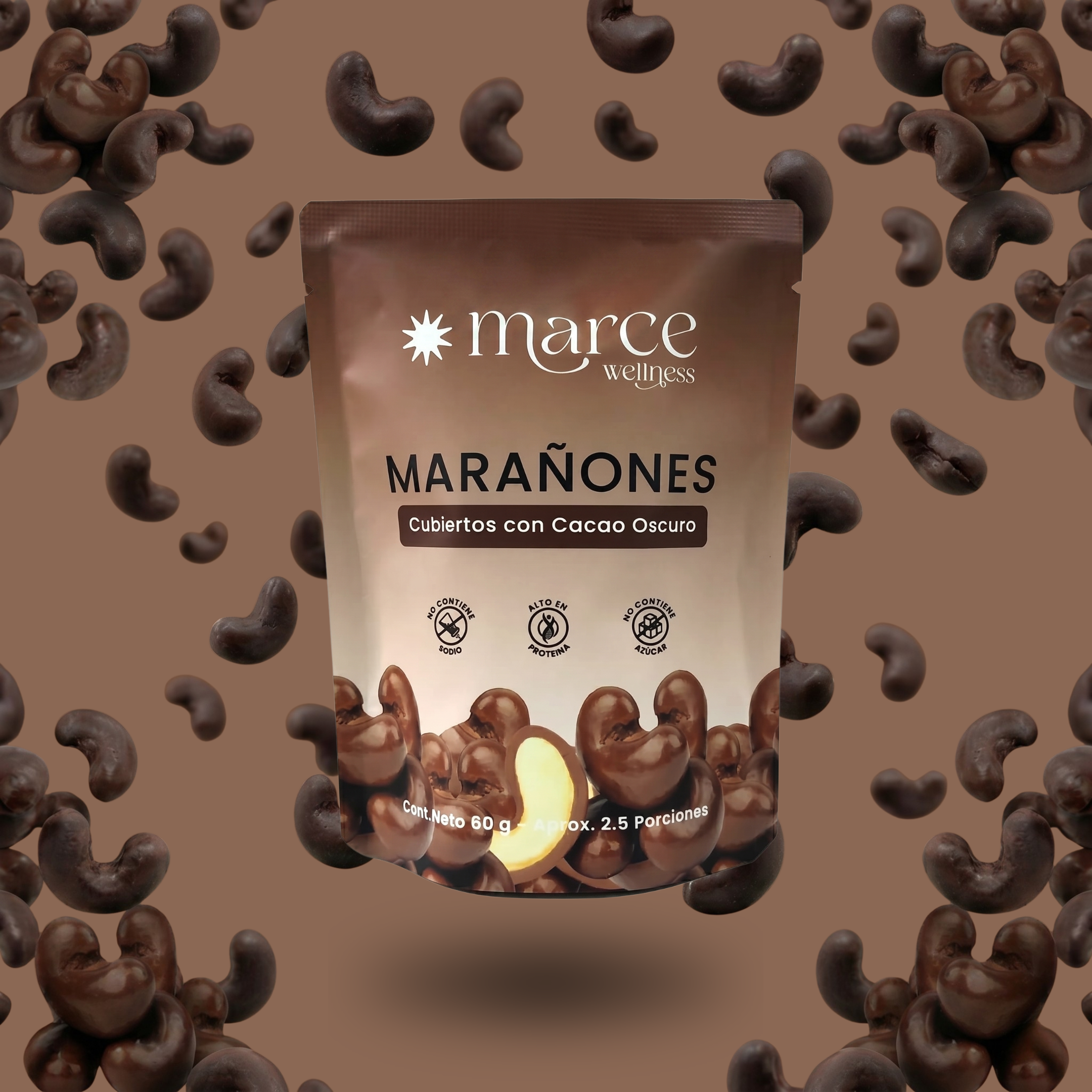 Marañones Chocolate Oscuro Pack x4