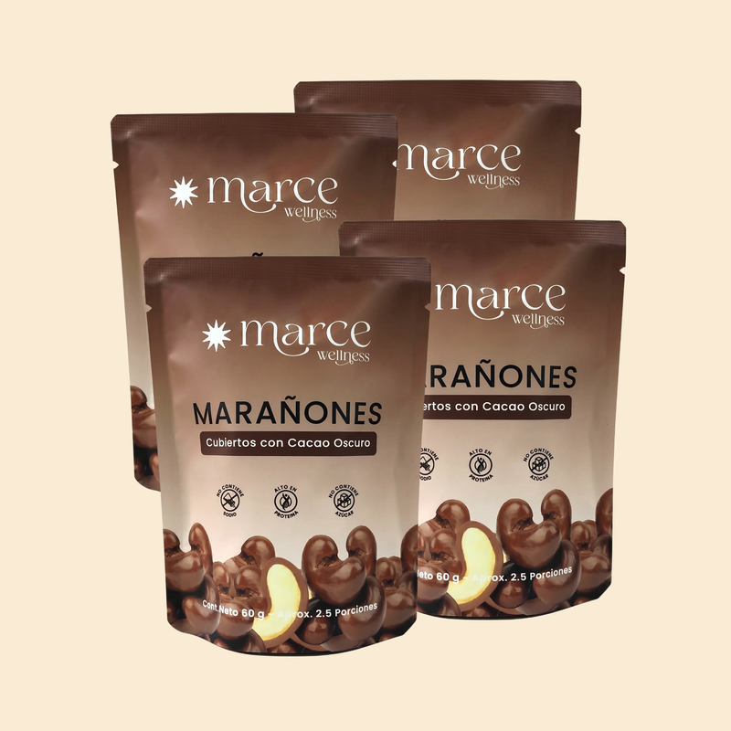 Marañones Chocolate Oscuro Pack x4