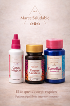 Kit MarceSaludable: Gotas ,Camellya con berberina y Daucota