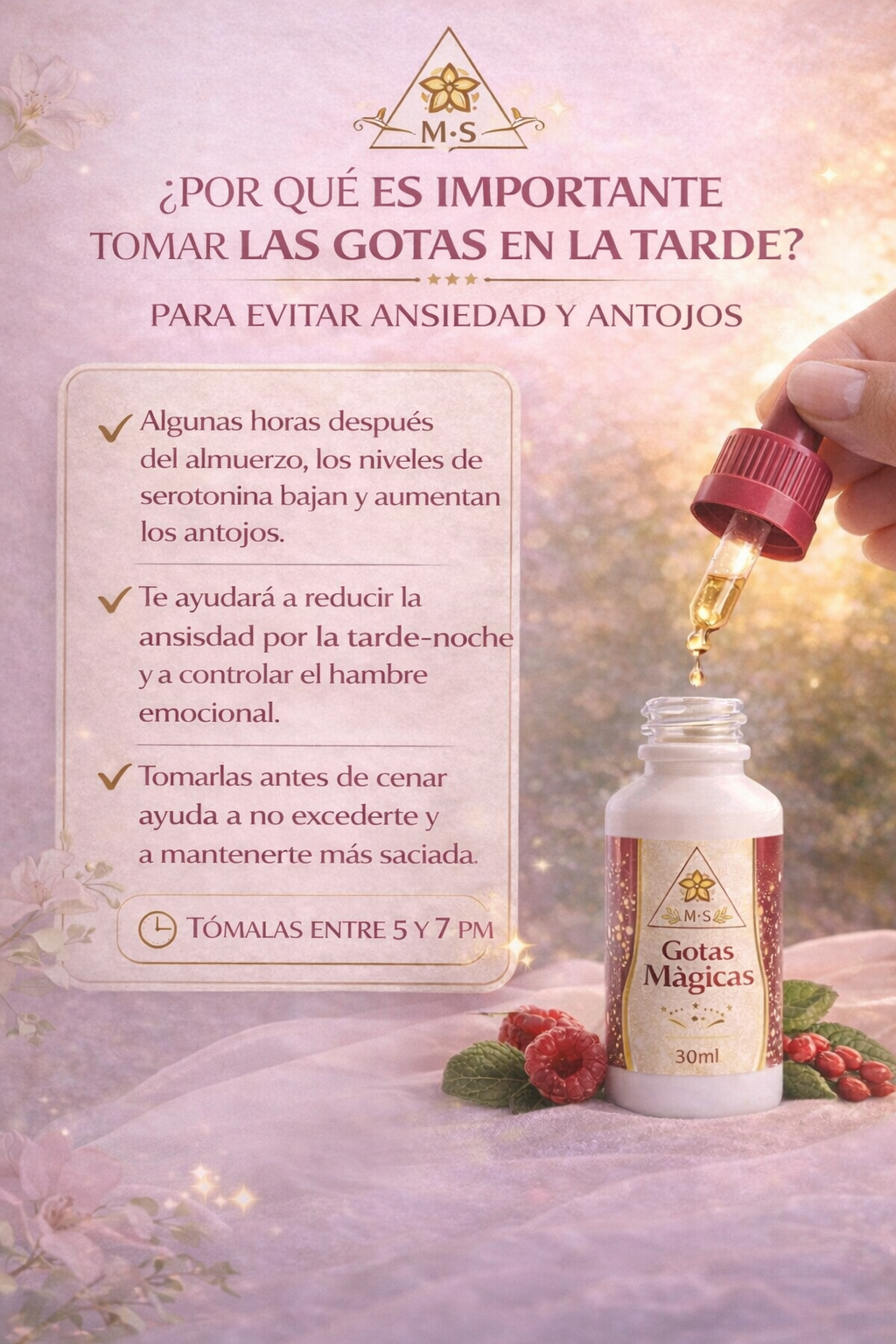 Gotas Mágicas - un complemento natural para calmar la ansiedad control apetito eliminar retención líquidos y ser el colchón cuando comes mal