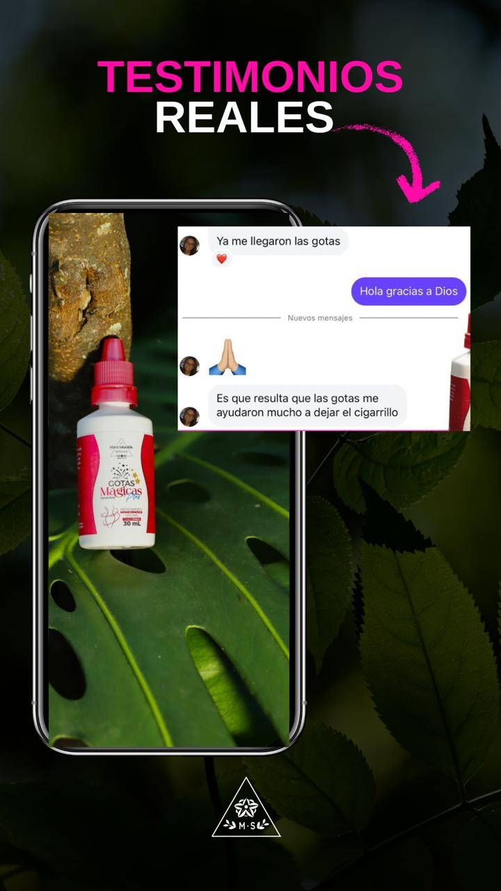 Gotas Mágicas - un complemento natural para calmar la ansiedad control apetito eliminar retención líquidos y ser el colchón cuando comes mal